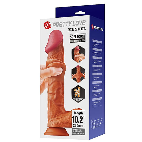 Pretty Love Sliding Skin Series Realistic Dong by Baile