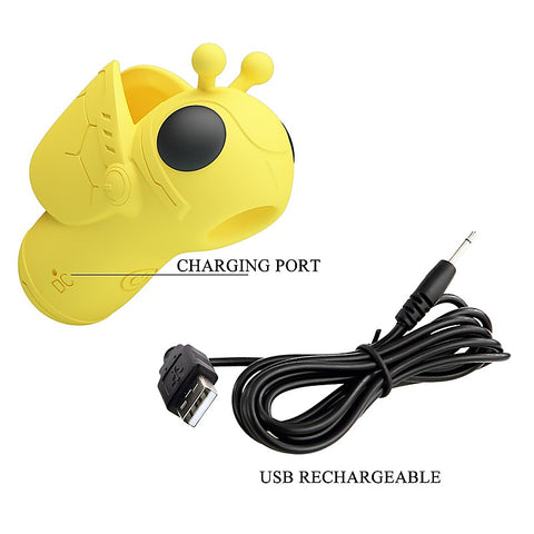 Pretty Love Magic Bee Rechargeable Finger Vibrator by Baile