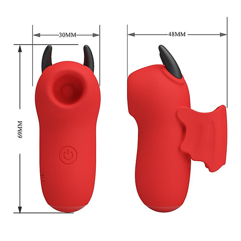 Pretty Love Rechargeable Magic Devil Finger Massager