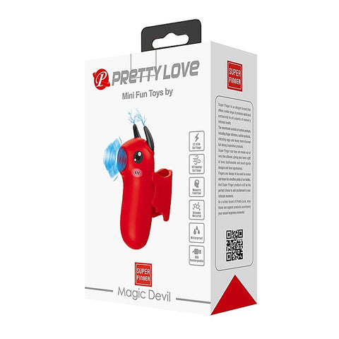 Pretty Love Rechargeable Magic Devil Finger Massager