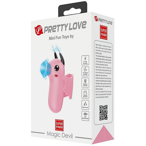 Pretty Love Rechargeable Magic Devil Finger Massager
