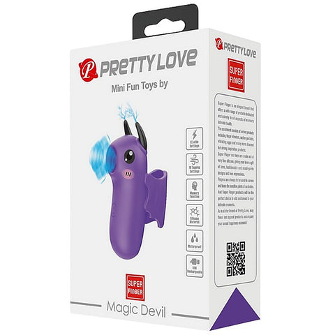 Pretty Love Rechargeable Magic Devil Finger Massager