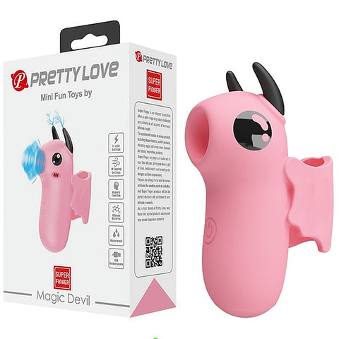 Pretty Love Rechargeable Magic Devil Finger Massager