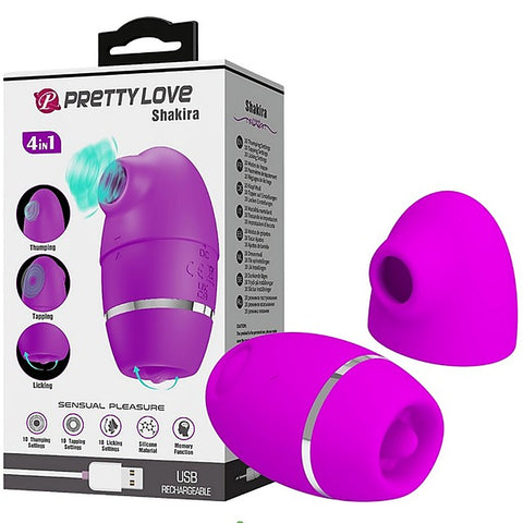 Pretty Love 4 in1 Thumping Shakira Clitoral Vibrator