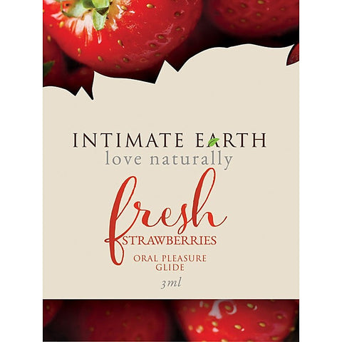 Fresh Strawberry Flavored Glide by Intimate Earth