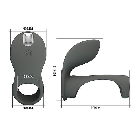 Cirrus Master Rechargeable Penis Ring by Baile