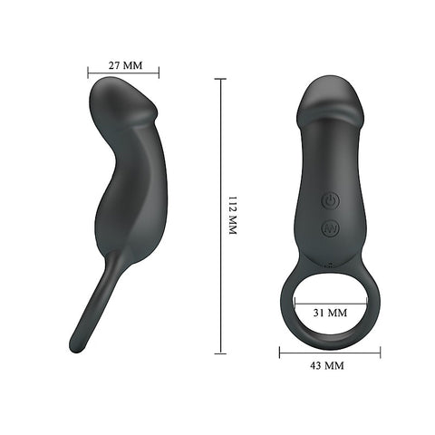 Pretty Love Super Power Trae Men's Cock Ring by Baile