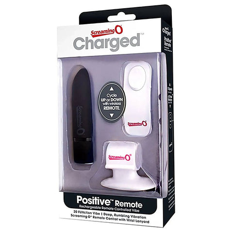 Charged Positive Remote Control Vibrator by Screaming O