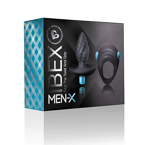 Ibex Butt Plug and Cock Ring Set by Rocks Off