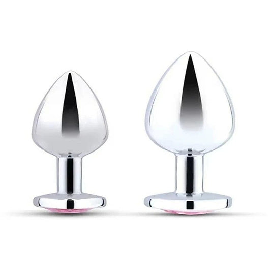 Jewel Metal Butt Plug Training Set by B-Vibe