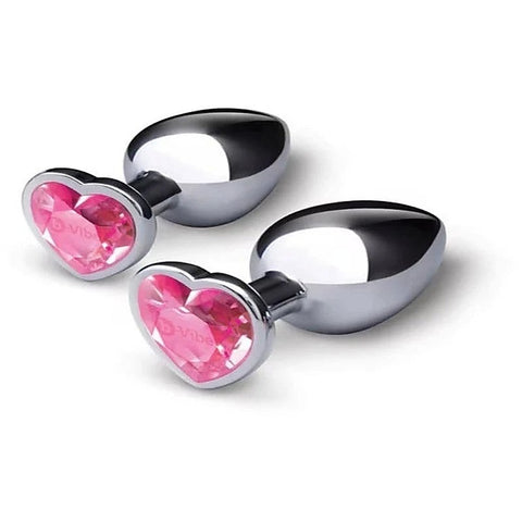 Jewel Metal Butt Plug Training Set by B-Vibe