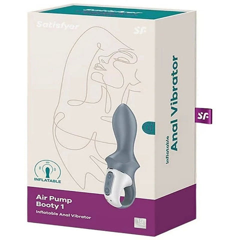 Air Pump Booty 1 Inflatable Anal Vibrator by Satisfyer