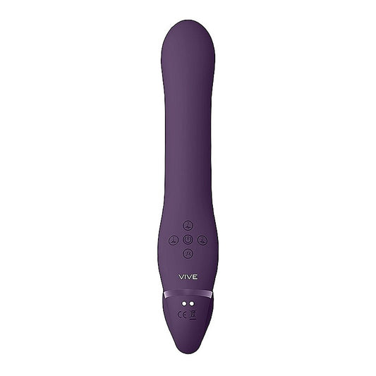 Vive Ai Dual Vibrating & Air Wave Tickler Strapless Strap On