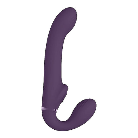 Vive Ai Dual Vibrating & Air Wave Tickler Strapless Strap On