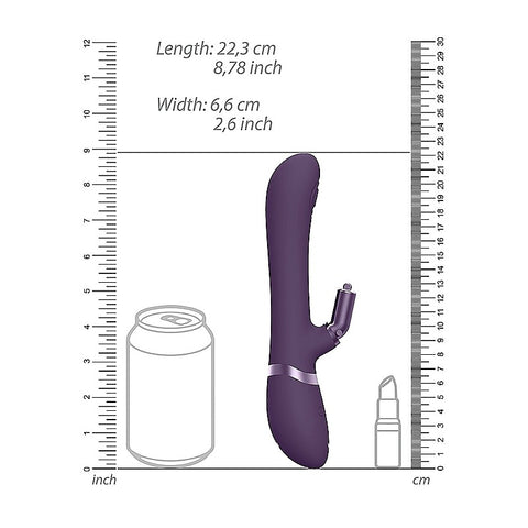 Vive Etsu Multi Functions Rabbit Vibrator by Shots Toys