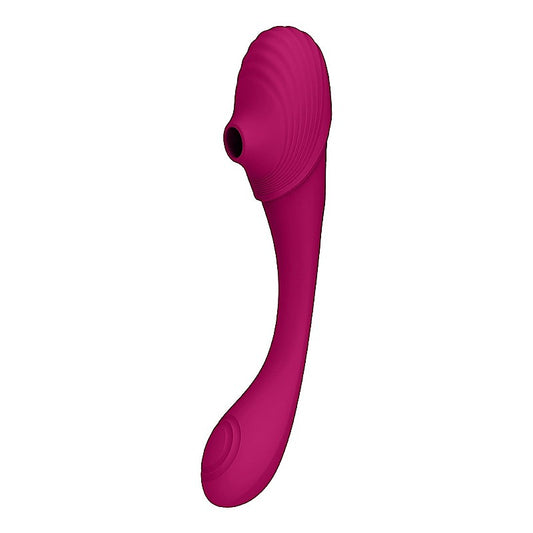 Vive Mirai Double Ended Pulse & Air Wave Bendable Vibrator