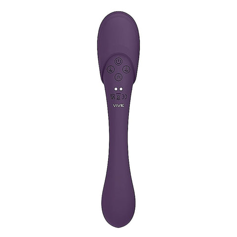 Vive Mirai Double Ended Pulse & Air Wave Bendable Vibrator