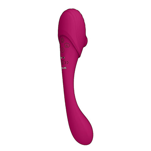 Vive Mirai Double Ended Pulse & Air Wave Bendable Vibrator