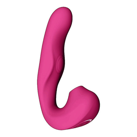 Vive Zaki Air and Pulse Wave G-Spot Vibrator by Shots Toys