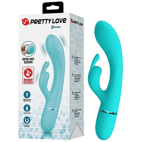 Pretty Love Scocco Dual Motor Rabbit Massager by Baile