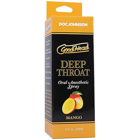 GoodHead Mango Flavoured Deep Throat Spray by Doc Johnson