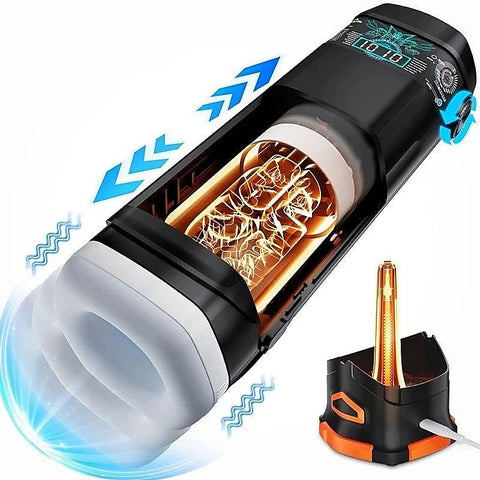 The Titan Thrusting & Vibrating Masturbator by Topco