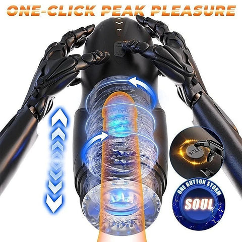 CyberSkin The Galaxy Voy Thrusting & Rotating Male Stroker