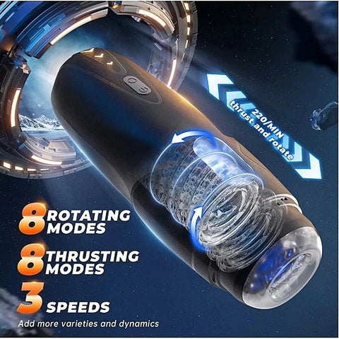 CyberSkin The Galaxy Voy Thrusting & Rotating Male Stroker