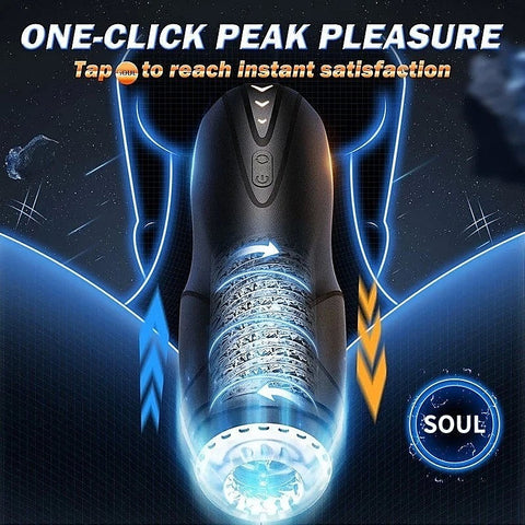 CyberSkin The Galaxy Voy Thrusting & Rotating Male Stroker