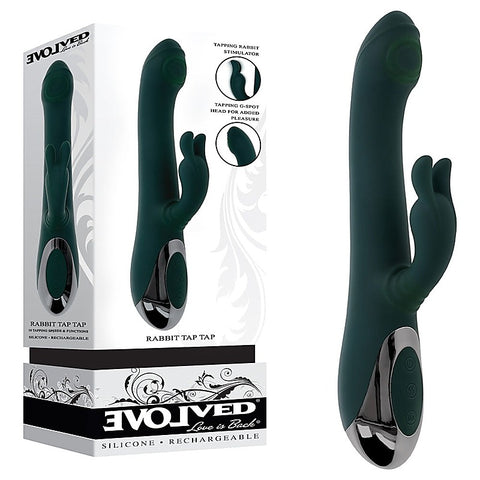 RABBIT TAP TAP Vibrating Rabbit Massager by Evolved