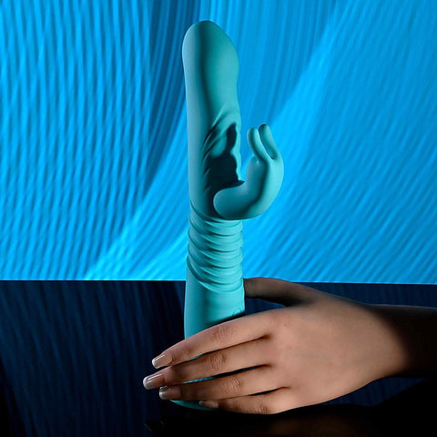 BUNNY HOP Thrusting Rabbit Vibrator by Evolved