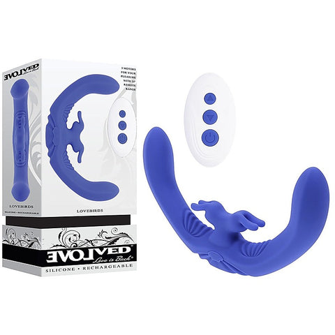 LOVEBIRDS Double Ended Rabbit Vibrator by Evolved