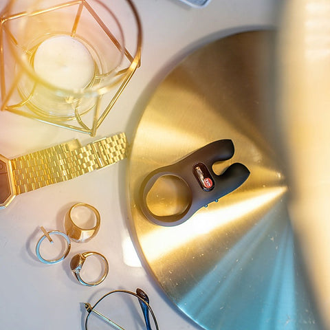 NOS USB Rechargeable Vibrating Cock Ring by Fun Factory