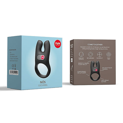 NOS USB Rechargeable Vibrating Cock Ring by Fun Factory