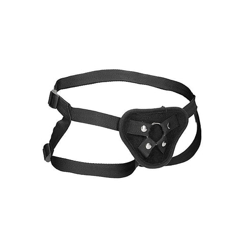 OUCH! Velvet & Velcro Strap On Harness by Shots Toys