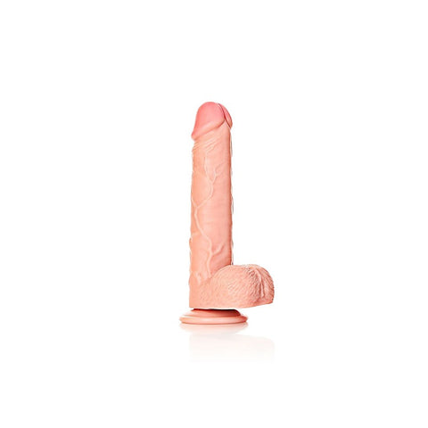 REALROCK 23 cm Straight Realistic Dildo with Balls