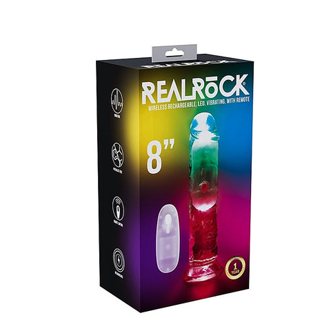 REALROCK No Balls Rechargeable LED Vibrating Dong