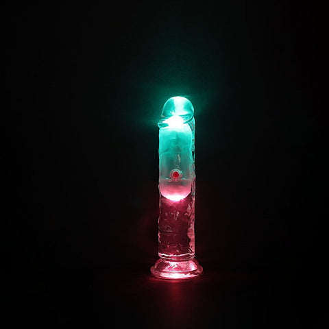 REALROCK No Balls Rechargeable LED Vibrating Dong