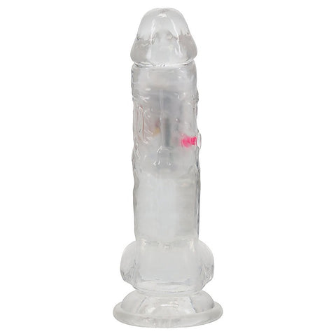 REALROCK Rechargeable LED Vibrating Dong with Balls