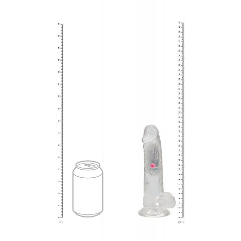 REALROCK Rechargeable LED Vibrating Dong with Balls