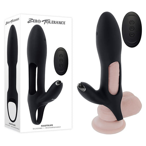 NAUTILUS Vibrating Penis Extender Sleeve by Zero Tolerance