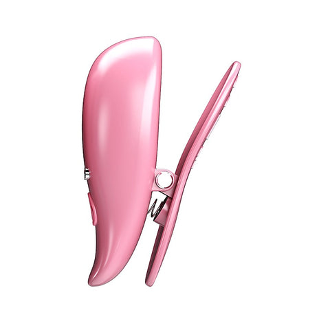Pretty Love Leaf Vibrating Nipple Clamps by Baile