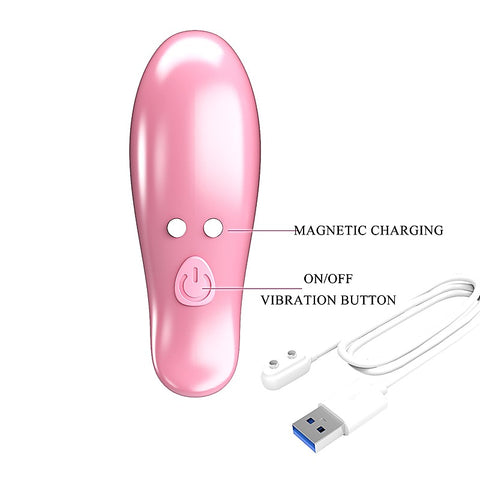Pretty Love Leaf Vibrating Nipple Clamps by Baile