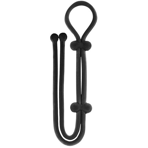 Jet Horny Adjustable Cock Ring with Ball Strap