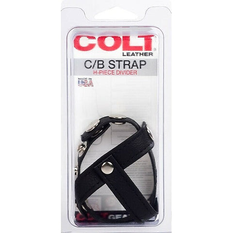 Colt Leather Cock and Ball Strap H-Piece Divider