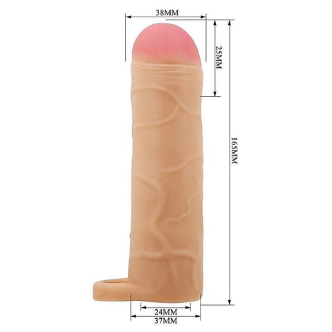 Pretty Love Bunion 6.5 Inch Cock Extender Sleeve by Baile