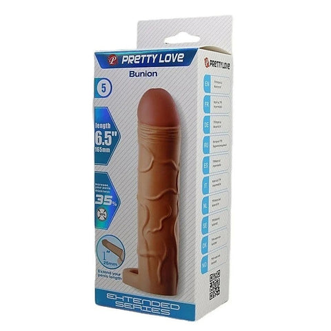 Pretty Love Bunion 6.5 Inch Cock Extender Sleeve by Baile
