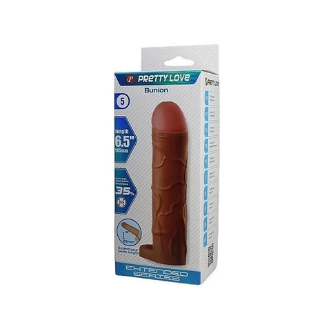 Pretty Love Bunion 6.5 Inch Cock Extender Sleeve by Baile