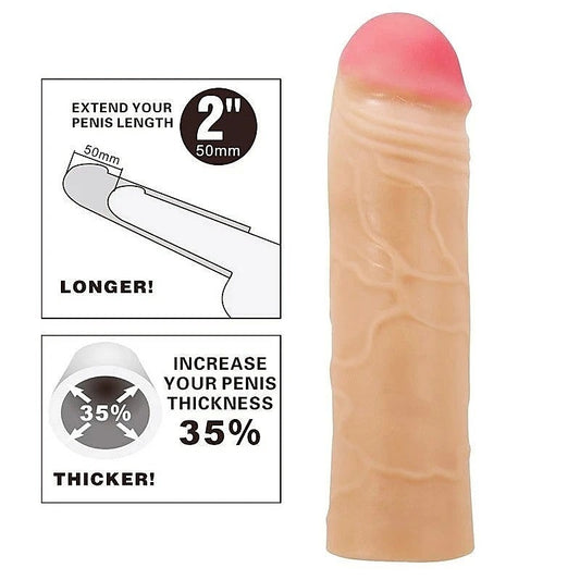 Pretty Love Chane 7.1 Inch Penis Extender Sleeve by Baile