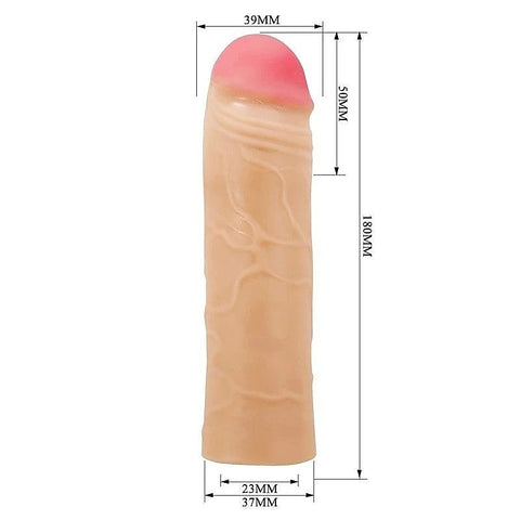 Pretty Love Chane 7.1 Inch Penis Extender Sleeve by Baile